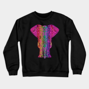 Rainbow Fuschia Ganesha Crewneck Sweatshirt